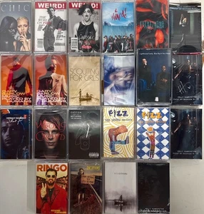 MIXED CASSETTES - JOB LOT X OVER 100 UNITS NEW SEALED WHOLESALE BULK - Picture 1 of 3
