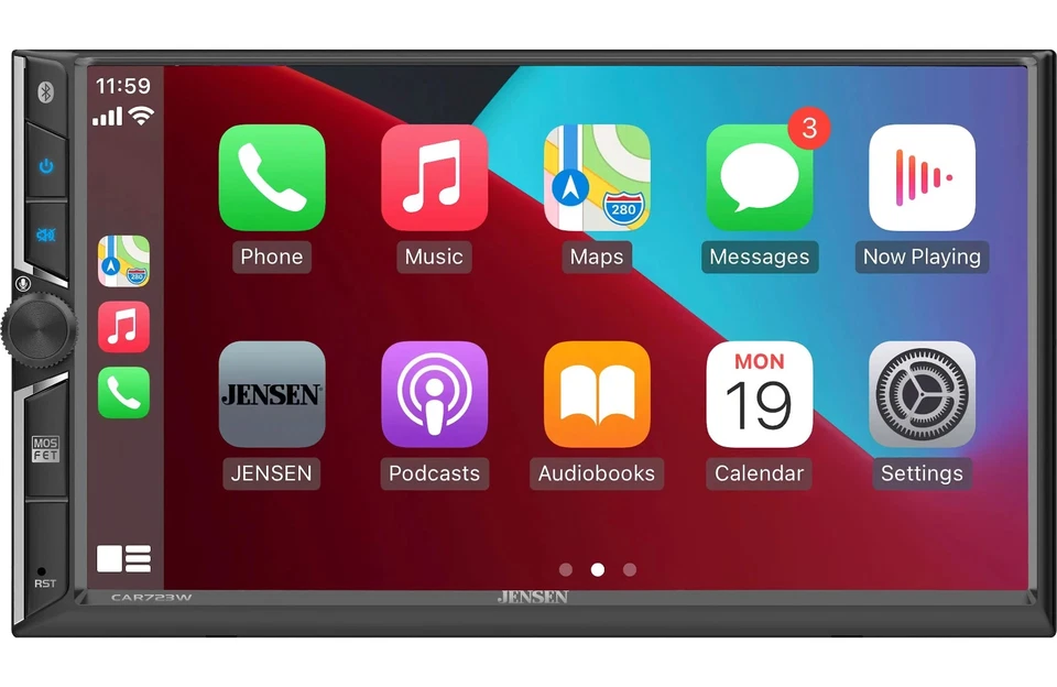 For Nissan 350Z 2003-2008 CAR723W 7" Digital Radio Navigation Bluetooth Wireless - Image 1 of 3