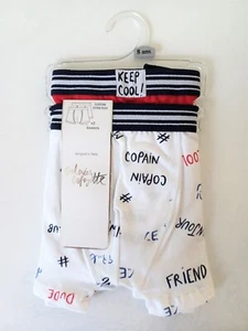 LOT DE 2 BOXERS GARCON AGE 8 ANS COTON GALERIES LAFAYETTE - Picture 1 of 2