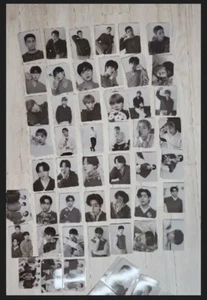 BTS 2024 POP-UP : MONOCHROME OFFICIAL MINI PHOTO CARD FULL SET 47EA - Picture 1 of 9