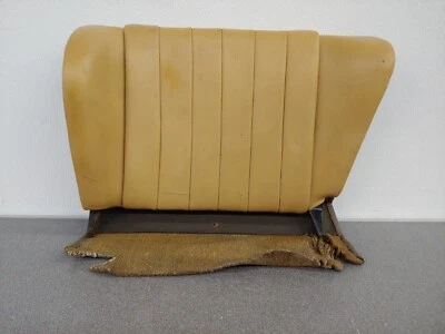 NICE USED ORIGINAL GENUINE PORSCHE 911 912 LWB LEFT REAR SEAT BACK TAN — 第 1/4 张图片