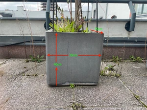 5 frostbeständige Pflanzbehälter für den Aussenbereich Maße: 49cmx49cmx50cm - Bild 1 von 3
