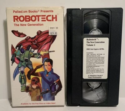 ROBOTECH: THE NEW GENERATION VOL 2 RARE VHS VIDEO BY PALLADIUM BOOKS UNEDITED - Image 1 of 3