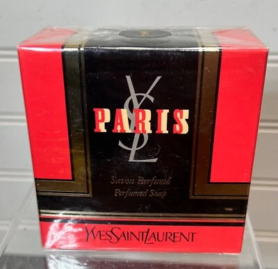 Jabón Perfumado Vintage Paris YSL Savon Yves Saint Laurent *Caja Sellada* (Lote #2) Foto 1 de 4