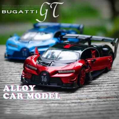 1:32 Bugatti Vision GT Alloy Car Diecasts Toy Vehicles Car Model Sound and Light - Image 1 of 4