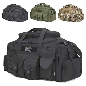 Saxon Mens Holdall Travel Bag 100L XL MOLLE Tactical Military Duffle Luggage - Picture 1 of 21