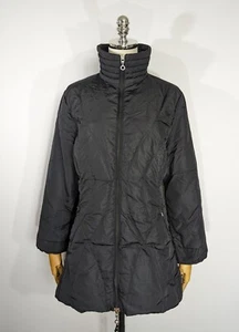 Vintage Moncler Women Down Long Jacket Size 1 XS - S Black Luxury Brand - Picture 1 of 24