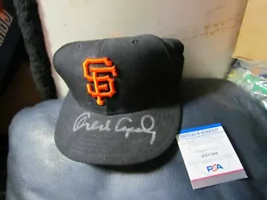 Orlando Cepeda Signed Hat PSA Certified - Picture 1 of 8