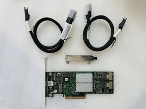 Dell H310 6Gbps FW:P20 9211-8i IT Mode FreeNAS 2* SFF-8087 to SFF-8087 cable - Picture 1 of 3