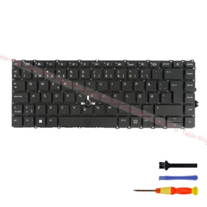 Swedish Backlit Keyboard For HP ZBook Firefly 14 G7 for HP ZBook Firefly 14 G8 - Afbeelding 1 van 6