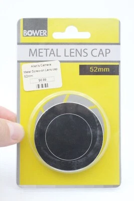 Tapa de lente atornillable de metal Bower 52 mm excelente/como nueva CADA UNA Foto 1 de 4