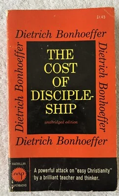 Vintage PB Book: THE COST OF DISCIPLESHIP, Dietrich Bonhoeffer, 1966 - Image 1 of 4