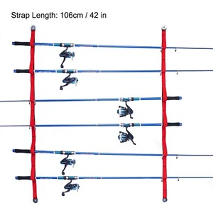 6 Fishing Rod Storage Bag Hanging Display Rack High Elasticity Fishing Gear Rack - Picture 1 of 6