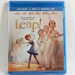 LEAP! Blu-ray + DVD  Movie. Elle Fanning, Mel Brooks. Rated PG. NEW - Picture 1 of 2