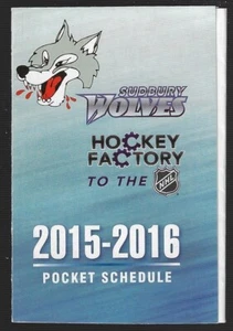 2015-16 Sudbury Wolves OHL Hockey Schedule !!! Social Medias - Picture 1 of 1