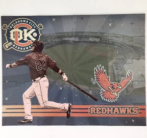 OKC RedHawks Puzzle Ticket Holder Promo AAA MLB Oklahoma City 89ers Rare - Picture 1 of 6
