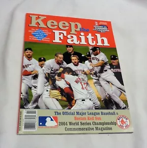 Keep The Faith Boston Red Sox 2004 World Series Champions Book Magazine FREESHIP - Picture 1 of 2