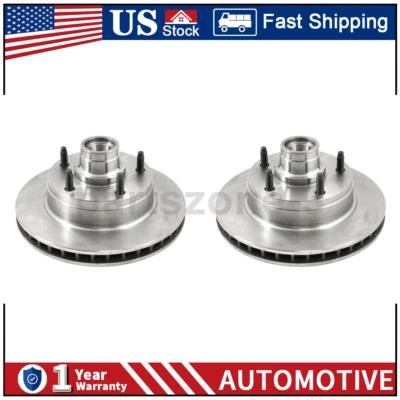 Передние тормозные диски и ступица для Ford E-100 Econoline 1983 1982 1981 1980 1979 - Изображение 1 из 3