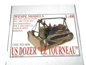 US DOZER "LE TOURNEAU" - Modelli di vespe SCALA 1:48 - kit resina 48086 - Foto 1 di 1