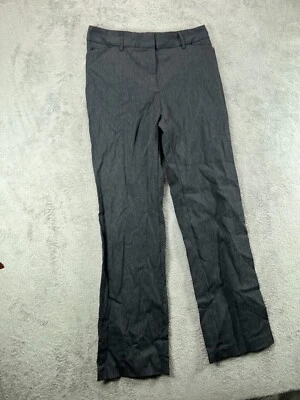 Time Tru Womens 8 Dress Pants Gray Heather Slacks Flat Hi Rise Straight 32X32 B - Image 1 of 4