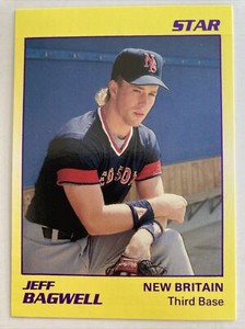 Jeff Bagwell 1990 Star Company New Britain Rookie Card #30 (5088) HOF
