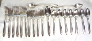 ONEIDA TUDOR VERSILBERT COMMUNITY QUEEN BESS ROSEN FLORAL KONVOLUT 20 TEILE - Bild 1 von 14