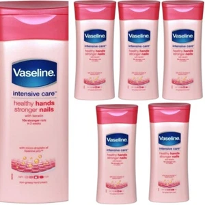 Vaseline Intensive Care Healthy Hands Stronger Nails Lotion 200ml x 6 - Picture 1 of 8