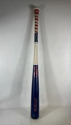 Rawlings Modelo Y62AUS - Taco de Madeira de Cinzas - Vermelho/Branco/Azul 30" Gota - 7.5 Corte Heritage - Imagem 1 de 4
