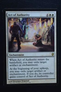 Magic The Gathering MTG ACT OF AUTHORITY Commander 2013 LP Lightly Played - Picture 1 of 2