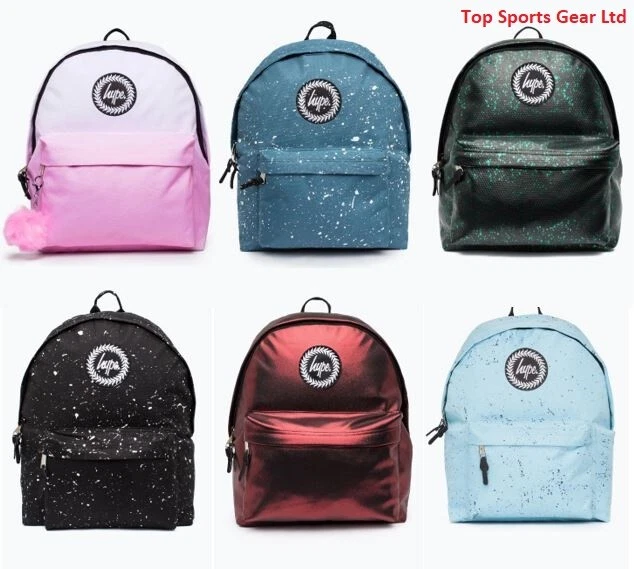 Hype Rucksack Rucksack Tasche Schule Arbeit Reisen Urlaub Fitnessstudio neueste Designs brandneu mit Etikett - Bild 1 von 1