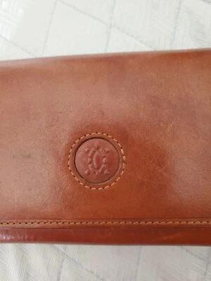 Francesco Biasia女式棕色皮革钱包,卡片/账单  — 第 1/4 张图片