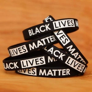 15 Braccialetti Black Lives Matter - Braccialetti Braccialetti Silicone Consapevolezza - Foto 1 di 3