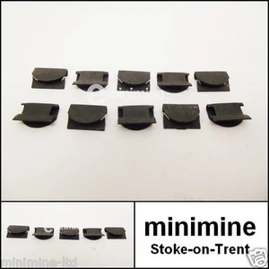 Classic Mini Door Chrome Weather Strip OUTER Clip Set Of 10 weatherstrip trim - Picture 1 of 1