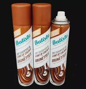 (3er-Pack) Batiste Trockenshampoo & ein Hauch von Farbe für Brünetten 6,7oz/200ml *LESEN* - Bild 1 von 6