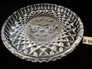 WATERFORD 2 TURTLEDOVES PLATE 8"W, (12 DAYS CHRISTMAS 1985), EXLT CONDITION. - Picture 1 of 3