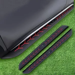 2PCS Fixed Side Step Running Board Nerf Bar Pedals for Porsche MACAN 2014-2024 - Picture 1 of 5