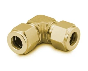1/2 Tube OD Brass Union Elbow Fitting S-LOK SU-8-BS - Picture 1 of 2