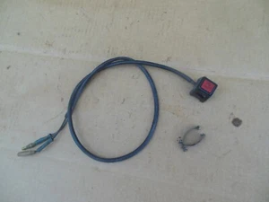 Yamaha YZ125 YZ 125 2003 motor interruptor de parada de apagado botón cables OEM - Imagen 1 de 5
