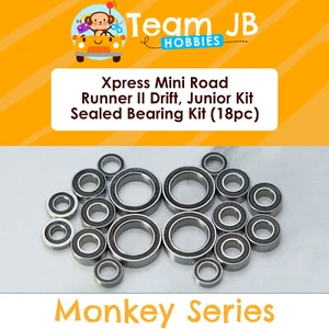 Xpress Mini Road Runner II Drift, Junior Kit - 18 Pcs Rubber Sealed Bearings Kit - Picture 1 of 2