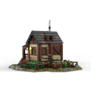 MOC-114425 Medieval Peasant`s House & Farm Model 1043 Pieces Good Quality Toys - Picture 1 of 6