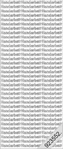 ✂ Sticker Handarbeit - gold oder silber - Motivsticker - Starform - Nr.447 - Bild 1 von 7