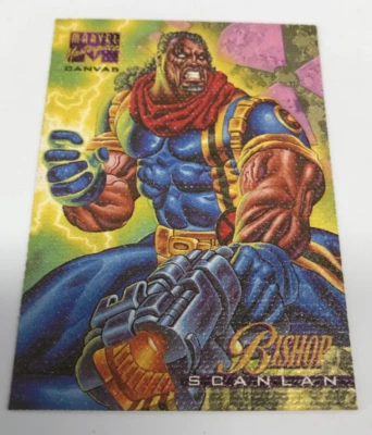 1995 Marvel Masterpieces Trading Card Canvas Chase Card #3 Bishop - Image 1 of 2