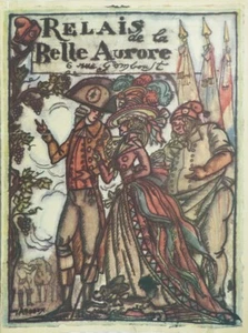 Menu citoyen du RELAIS DE LA BELLE AURORE illustré par Guy ARNOUX (1883-1951) - Picture 1 of 3