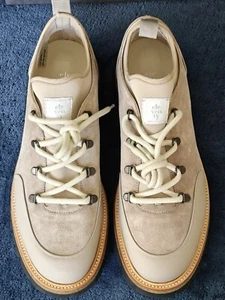 Eleventy Hombres Gris Gamuza Senderista Botas Zapatos Cuero Tenis UK 10 EU 44 8004G - Imagen 1 de 9