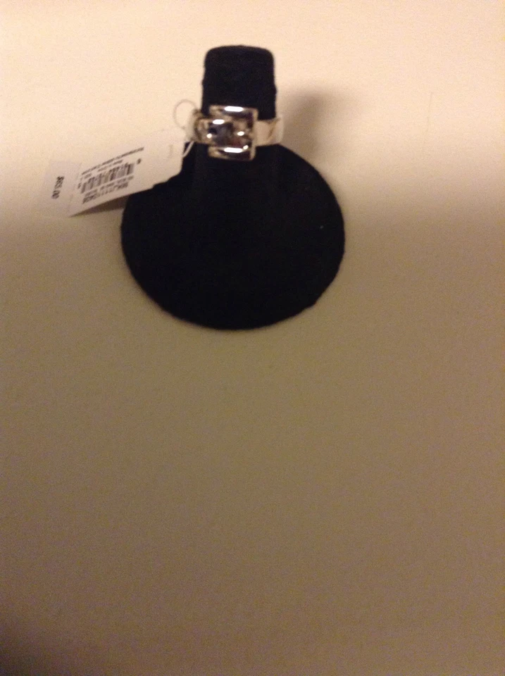 NWT! Michael Kors Heritage Buckle Silver Tone Ring Sz 6 $ 65 Classic  - Image 1 of 1