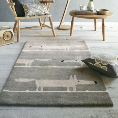 Fox Design Hand Tufted Pure Wool Carpet for Bedroom Custom Handmade Carpet - Image 1 of 4