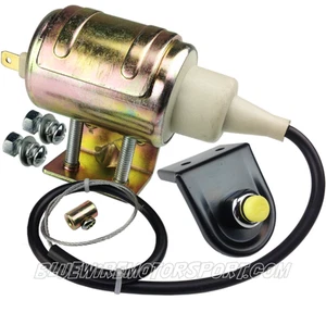 UNIVERSAL AUTOMOTIVE BOOT TRUNK HATCH SOLENOID RELEASE KIT + PUSH BUTTON TRIGGER - Bild 1 von 5