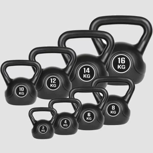 Kettlebell 2 4 6 8 10 12 16 18 kg pesi per fitness allenamento sport peso palla - Imagen 1 de 13