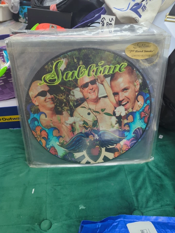 SUBLIME - Second Hand Smoke - PICTURE DISC Limited Edition LP Vinyl Record - Image 1 of 2