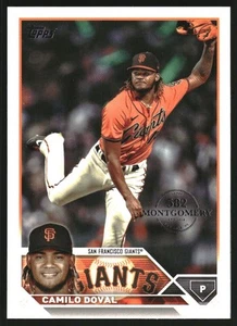 2023 Topps Factory Set 582 Montgomery Club #262 Camilo Doval - Picture 1 of 2